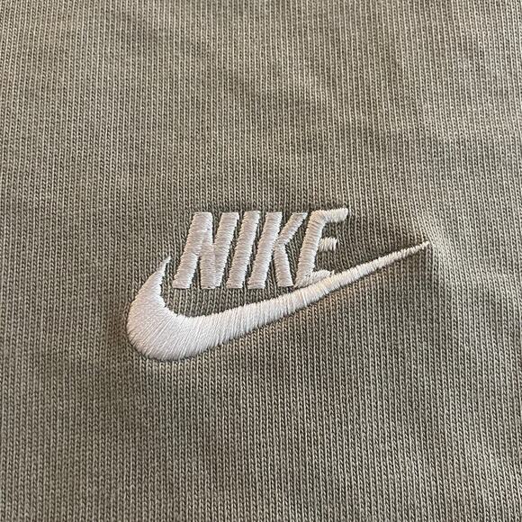 Nike Crop Hoodie | Army Green, Olive, Loose Relaxed Fit, Full Zip, XL NWOT $79 - Picture 3 of 11